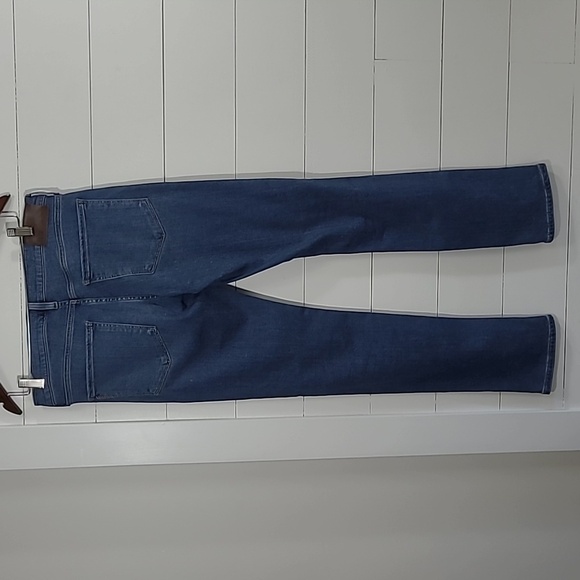 PAIGE Jeans Women's sz 31 Lennox Straight Leg Mid Rise Denim Jeans - Picture 4 of 11